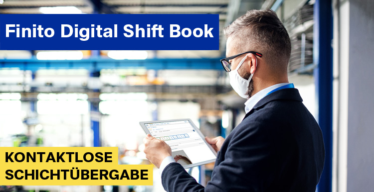 Finito digital shift book Corona shift handover