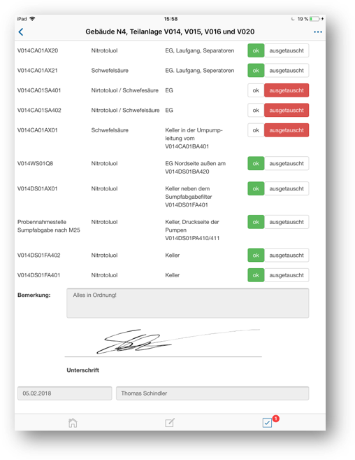 Checkliste Betriebsrundgang